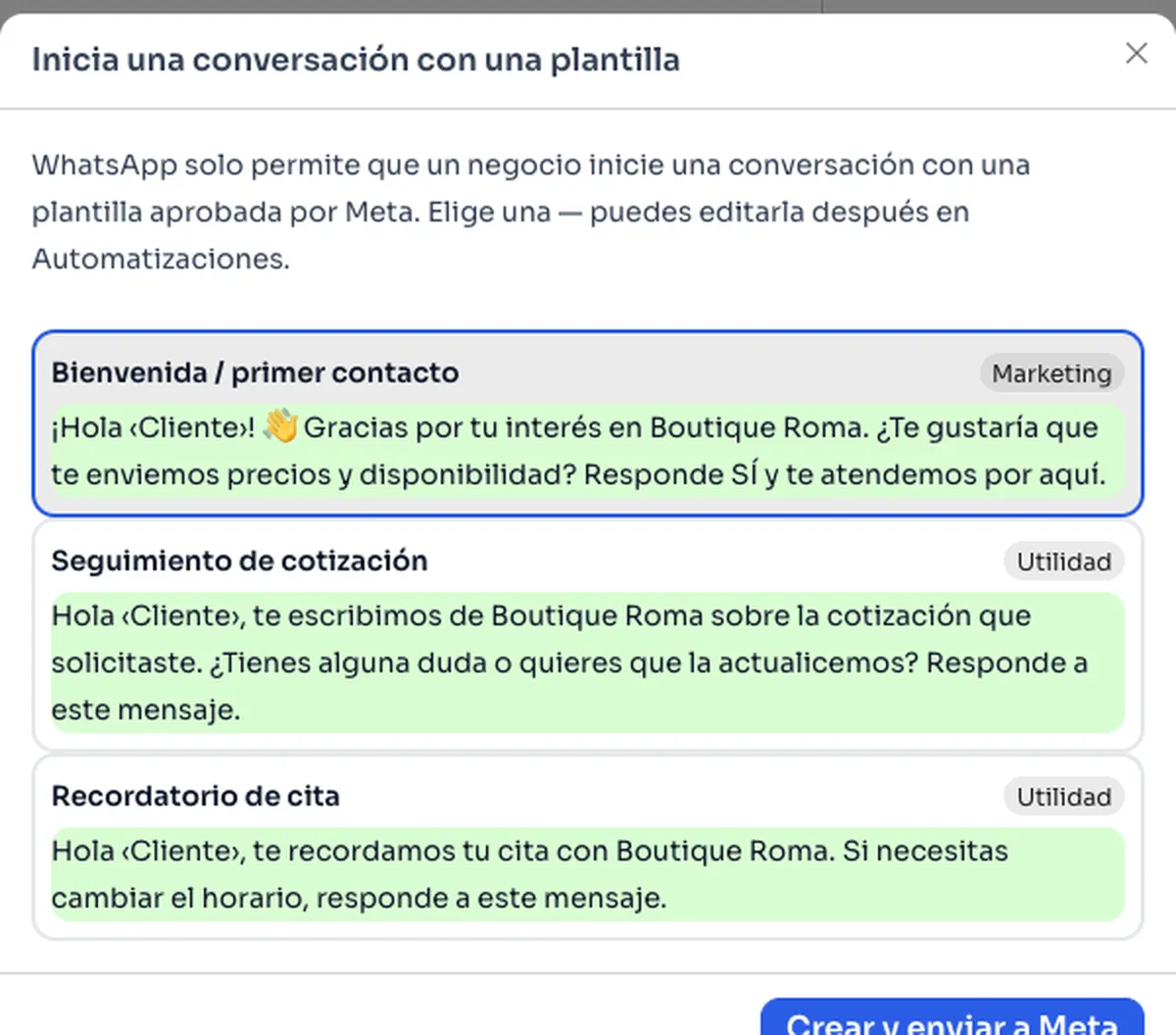 Templates do WhatsApp Business: exemplos para adaptar