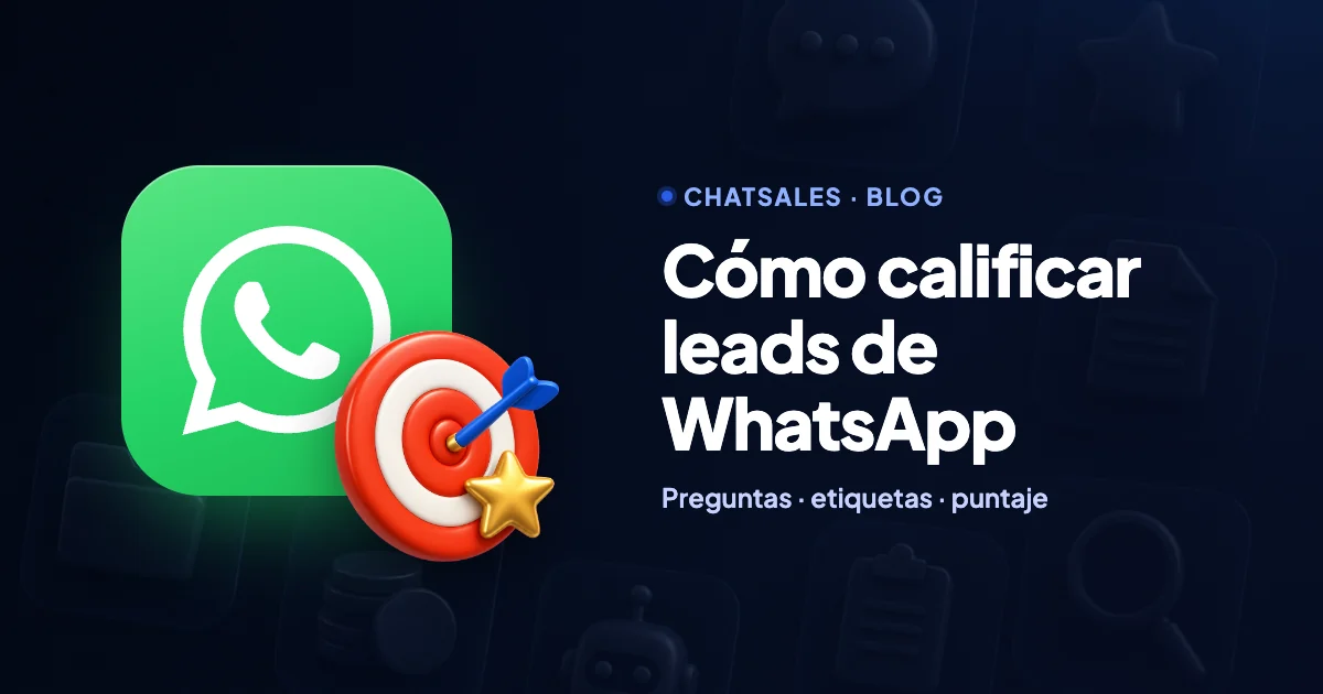 Cómo calificar leads de WhatsApp: las preguntas, las etiquetas y un puntaje simple para atender primero a quien va a comprar