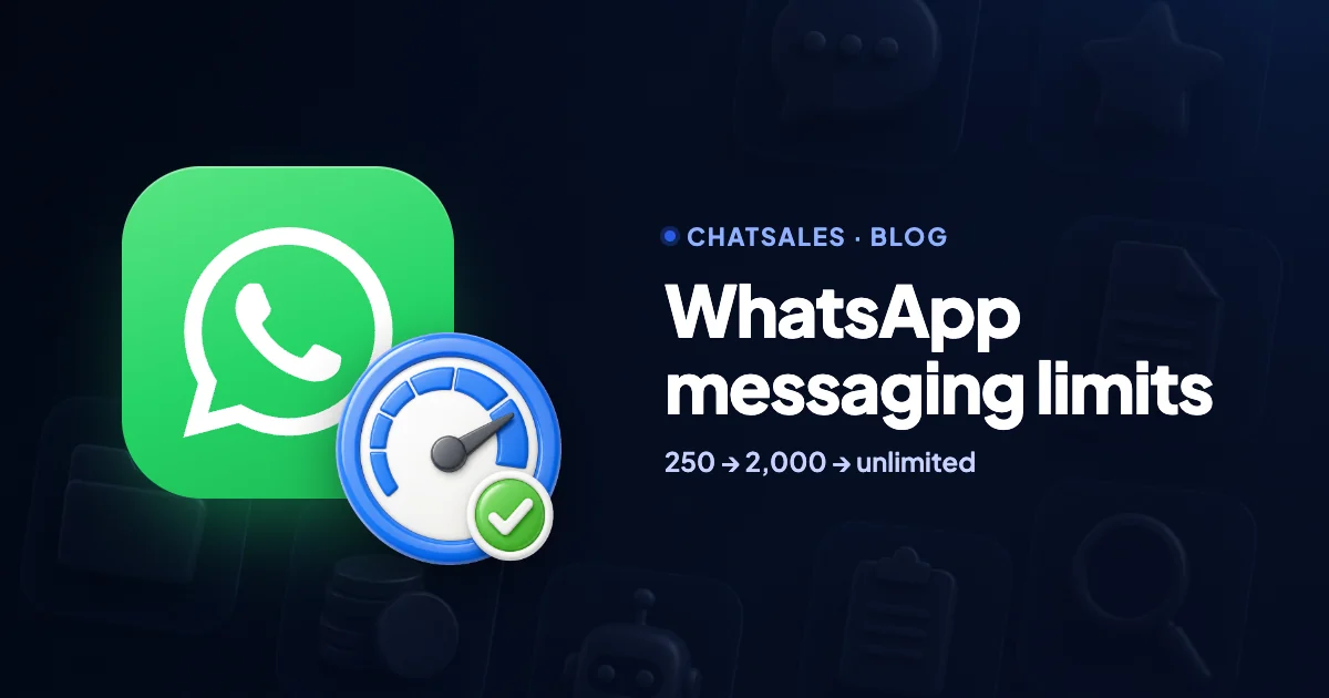 WhatsApp messaging limits in 2026: 250, 2,000, 10,000 and how to move up