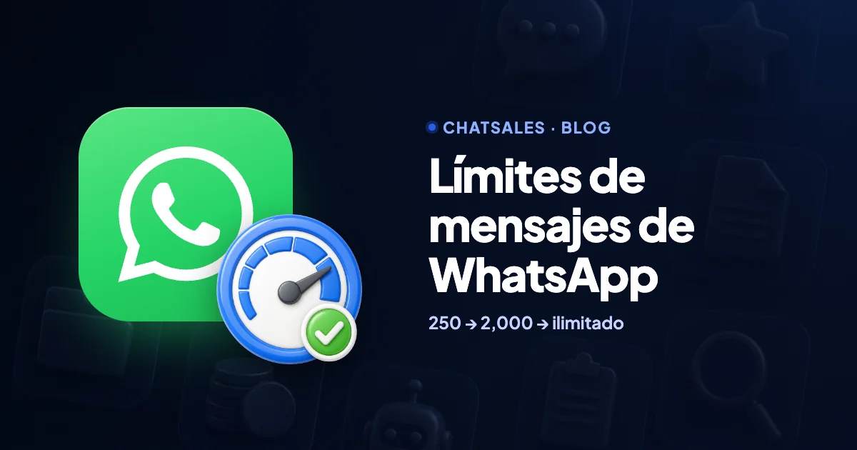 Límites de mensajes de WhatsApp en 2026: 250, 2,000, 10,000 y cómo subir de nivel