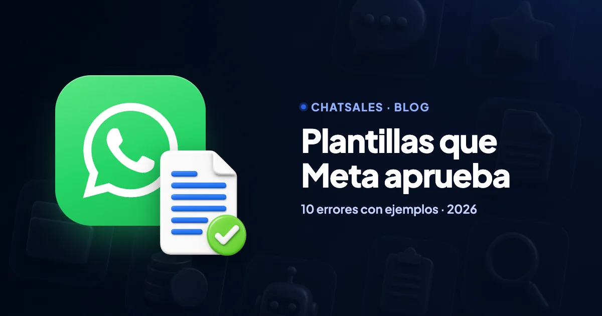 Cómo escribir plantillas de WhatsApp que Meta aprueba: 10 errores comunes con ejemplos de antes y después