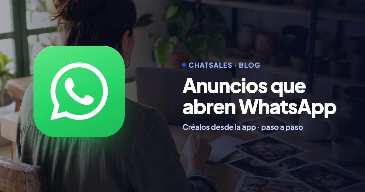 Anuncios que abren WhatsApp: cómo crearlos desde WhatsApp Business y qué ve el cliente al escribirte