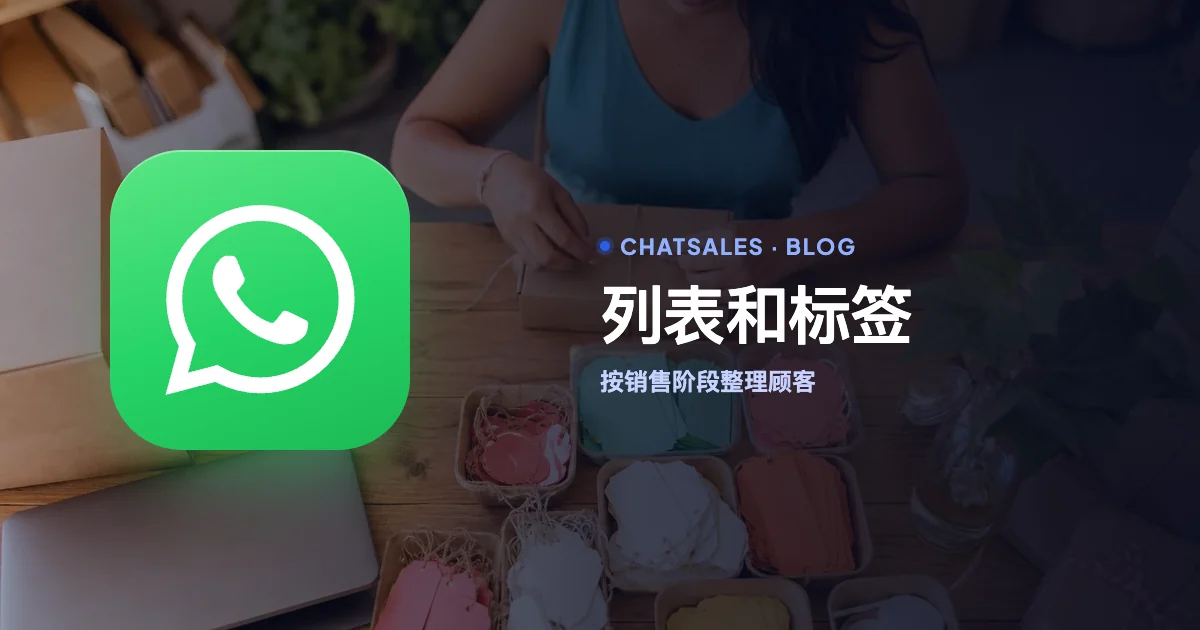 WhatsApp Business 标签（列表）：按销售阶段整理聊天，附模拟器